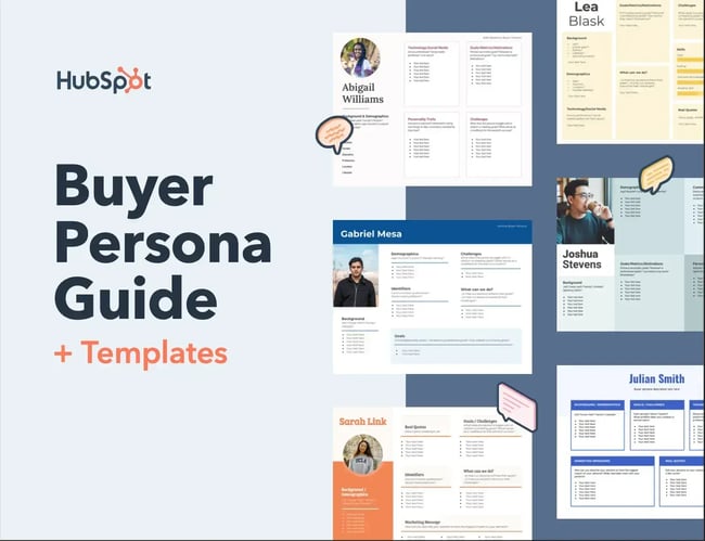 HubSpot's buyer personal guide and templates