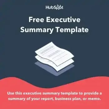 HubSpot's executive summary template