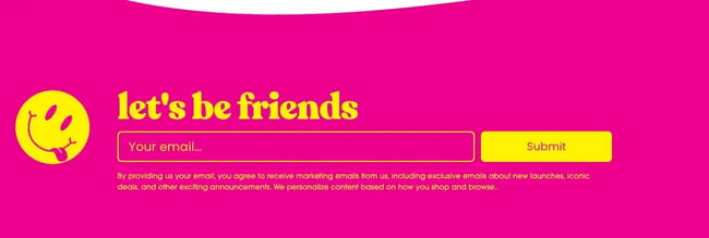 poppi brand voice, newsletter signup