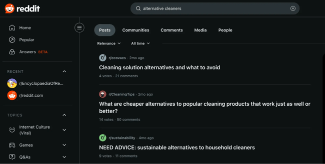 reddit search engine